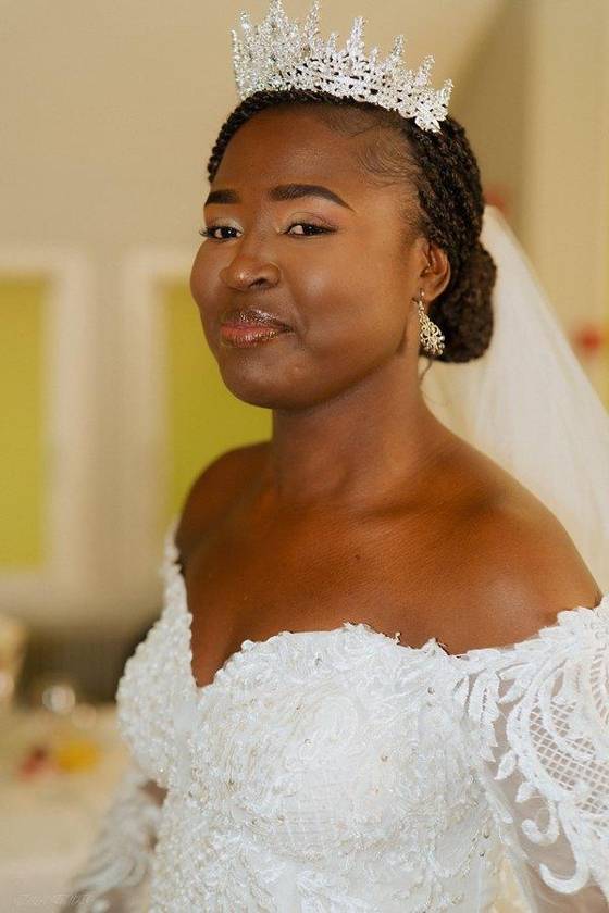 Portrait de mariée au diadème